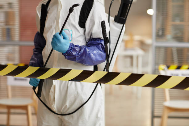 Professional Biohazard Cleanup technician working in North Stratford, NH